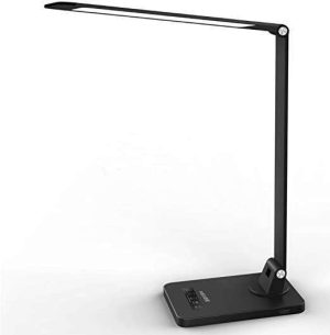 LAMPARA ESCRITORIO BRAZO FLEX 25LED 1520BK
