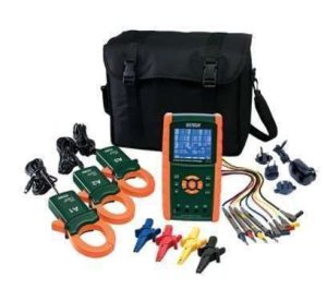 ANALIZADOR CALIDAD ENERGIA EXTECH 382100 CON DATALLOGER 1200A 3 FASES