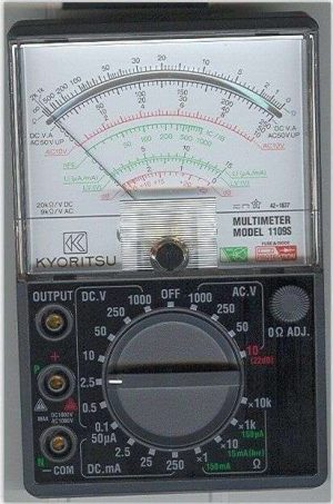 MULTIMETRO ANALOGO KYORITSU 1109S