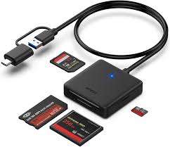 LECTOR DE TARJETAS DE MEMORIA BENFEI 4 IN 1 USB 3.0 Y USB-C A SD MICRO