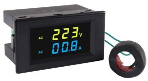 VOLTIMETRO/AMPERIMETRO PANEL 80-300V/0-100A ENERG