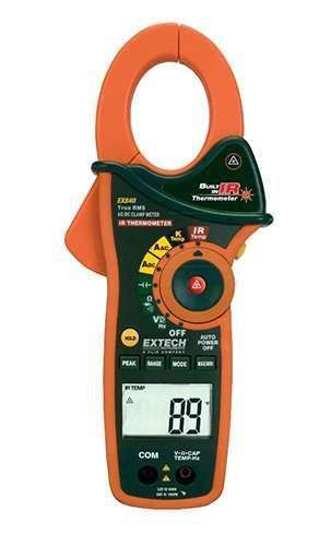 AMPERIMETRO DE GANCHO EX840 EXTECH DIGITAL