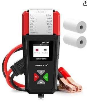 PROBADOR BATERIA OBDMONSTER BM550U 6V/12V/24V 100-2000CCA PANTALLA HD DE 1.8 PULGADAS PROBADOR DE VO