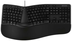 TECLADO USB ERGONOMICO INCASE LXM-00001 INGLES