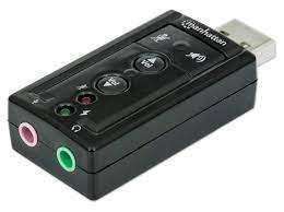 CONVERTIDOR USB-AUDIO USB A 3.5 MANHATTAN 150859