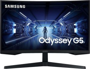 MONITOR SAMSUNG 27" 144HZ, ODYSSEY G5 SERIES #LC27G55TQWNXZA