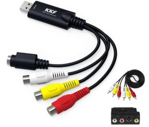 CAPTURADORA DE VIDEO STREAMING VHS A DIGITAL IU037B-2