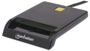 LECTOR TARJETA INTELIGENTE FIRMA DIGITAL /SIM USB 102049 MANHATTAN