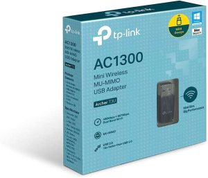 TARJETA RED INAL. USB AC1300 T3U NANO MU-MIMO TP-LINK