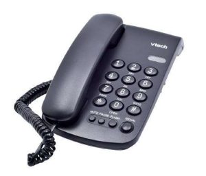 TELEFONO VTECH VTC100 ALÁMBRICO NEGRO