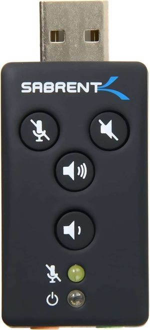 ADAPTADOR DE SONIDO EXTERNA USB-SBCV SABRENT