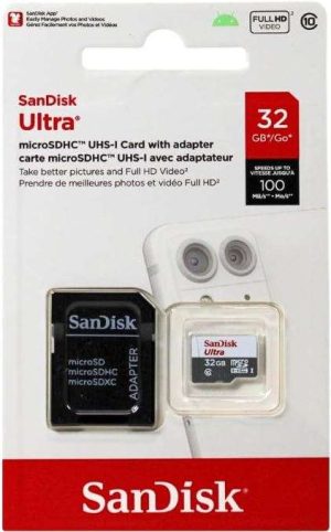 MEMORIA MICRO SD SANDISK 32GB CLASS10