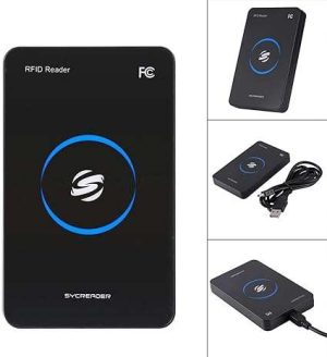 LECTOR DE TARJETAS USB RFID 13.56MHZ CONTROL DE ACCESO INTELIGENTE RFID YUNIR #B095H9GBGG