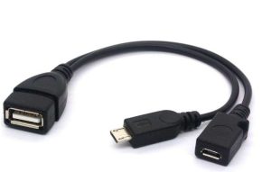CABLE DIVISOR MICRO USB OTG USB 2.0