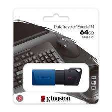 MEMORIA USB 64GB 3.2 KINGSTON DATATRAVELER EXODIA S DTXS/64GB