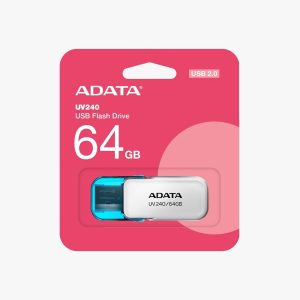 MEMORIA USB 64 GB 2.0 ADATA BLANCO AUV240 -64G