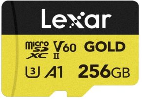 TARJETA MICRO SD 256 GB LEXAR UHS-II, C10, U3, V60, A1.
