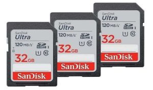 MEMORIA SD 32 GB CLASE 10 SANDISK SDSDUN4-032G-AN6IN