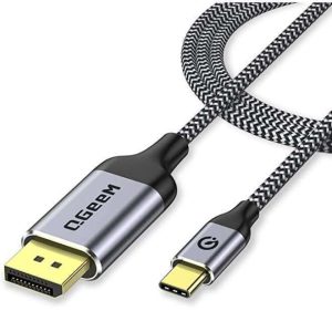 CABLE USB C A DISPLAYPORT 1.8MTS 8K 60HZ NEGRO THUNDERBOLT 3 CABLE MATTER
