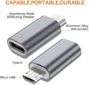 CONVERTIDOR MICRO USB MACHO A USB-C HEMBRA JXMOX #?B07GH5KJH2