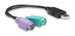 ADAPTADOR USB A 2 PS2 (MOUSE/TECLADO) 179027 MANHATTAN