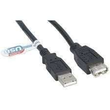 CABLE USB A/A M-H 1.8M # 222076 JAMECO