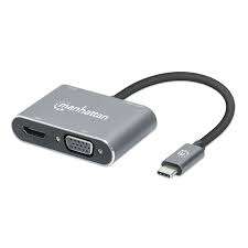 CONVERTIDOR HUB USB C A 4 EN 1 VGA HDMI 130691