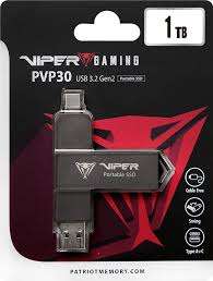 MEMORIA USB TIPO USB A Y C 1TB PATRIOT PVP30 DUO USB 3.0 PVP301TB28 GRIS