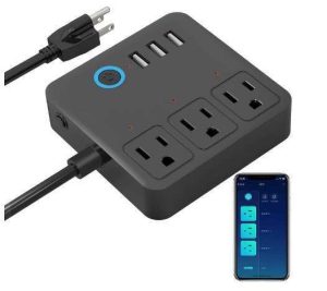 REGLETA 3 USB 3 TOMAS INTELIGENTES ALEXA GOOGLE HOME ENCHUFE PLANO GHOME SMART