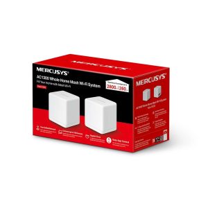 ENRUTADOR INAL. MESH HALO H30G (2PACK) AC1300 MERCUSYS