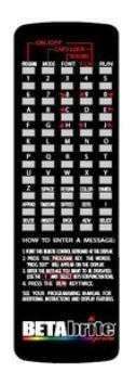 CONTROL REMOTO BETA BRITE/BIG DOT # 10729001
