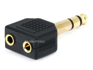 ADAPTADOR 1/4MM ST A 2 3.5MM MONO MONOPRICE 7217