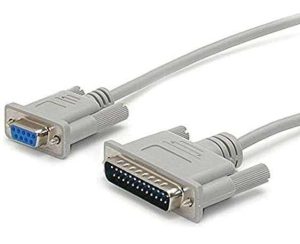 CABLE NULL 9P/25P SERIAL 3M H/M STARTECH