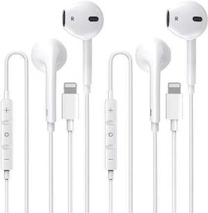 AUDIFONO PARA IPHONE CON CONECTOR LIGHTNING MSURTY #MS-U006 PACK 2