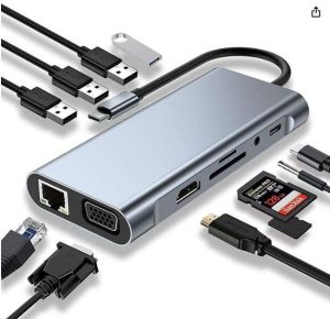 CONCENTRADOR USB C 11 EN 1 SZPACMATE TW11A