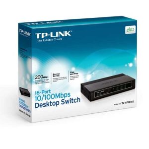 CONCENTRADOR RED 16 PUERTOS SWITCH TL-SF1016D TP-LINK