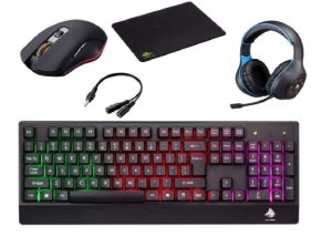 TECLADO/MOUSE KIT GAMER EAGLE WARRIOR R