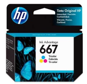 TINTA HP 667 TRICOLOR 3YM78AL