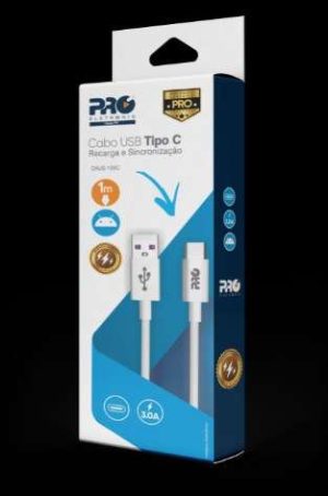 CABLE USB A TIPO C 1MT CAUS-100C PROELECTRONIC