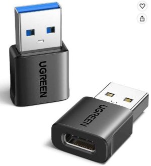 ADAPTADOR USB C A USB 3.0 H-M UGREEN 45275 PAQ. 2 UN 10GBPS