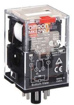 RELE 110 VAC 10A 8 PIN OMRON MKS2-PINAC120 (5EMG3(