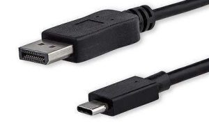 CABLE USB C A DISPLAYPORT 1.8 MTS 1.2 DE 4K A 60HZ - HBR2 THUNDERBOLT 3 BLANCO STARTECH CDP2DPMM6