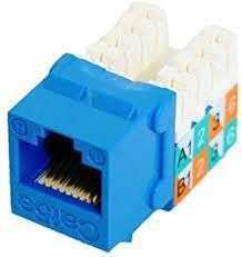 TOMA RJ45 P/PLACA 180 AZUL NKJ-5502 QUEST