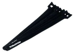 BRIDAS DE VELCRO 23 CM PAQ. 50 UN. 6464 NEGRO MONOPRICE