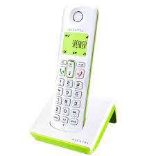 TEL. INAL. ALCATEL S250 LA BLANCO/VERDE
