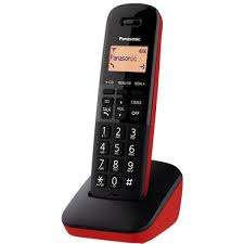 TEL. INAL. PANASONIC KX-TGB310LAR ROJO/NEGRO