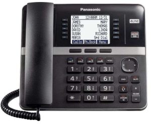TELEFONO PANASONIC KX-TGW420B 4 LINEAS NEGRO