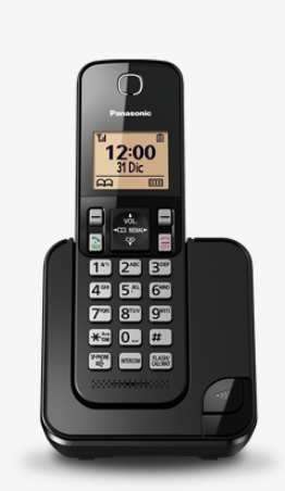 TEL. INAL. PANASONIC KX-TGC350LAB NEGRO