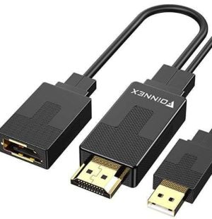 CONVERTIDOR HDMI MACHO A DISPLAY PORT HEMBRA FOINNEX