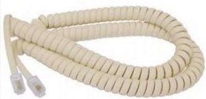 CABLE ESPIRAL CREMA 7.5MTS #KR-209-25-IV NIPPON A